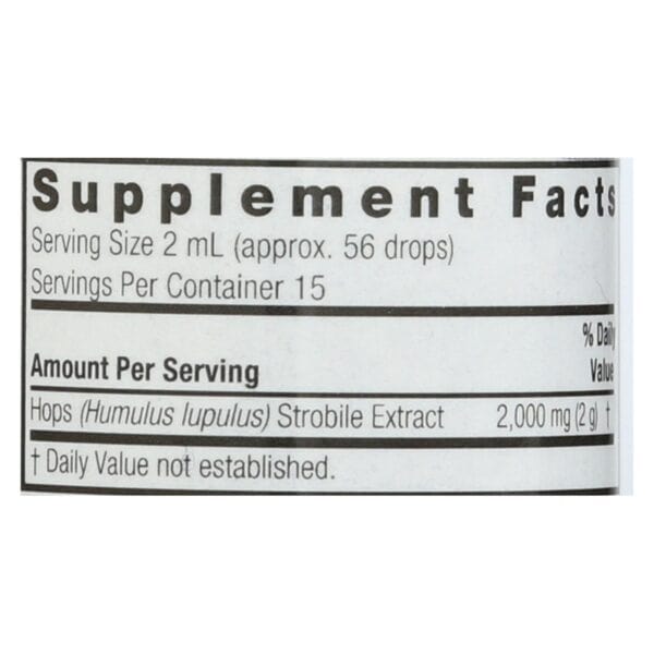 Nature's Answer - Hops Strobile Extract - 1 fl oz - Image 2
