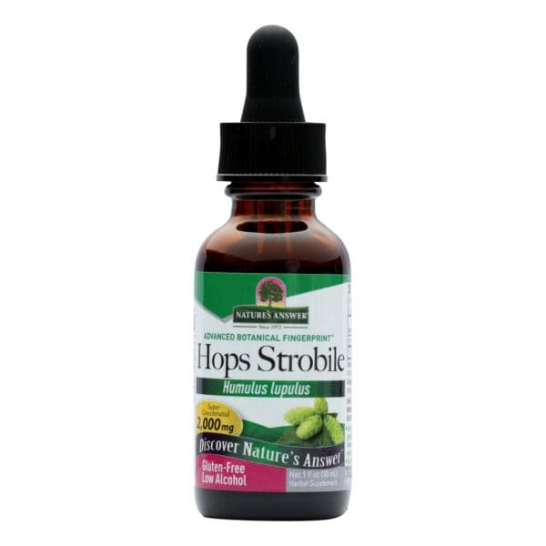 Nature's Answer - Hops Strobile Extract - 1 fl oz
