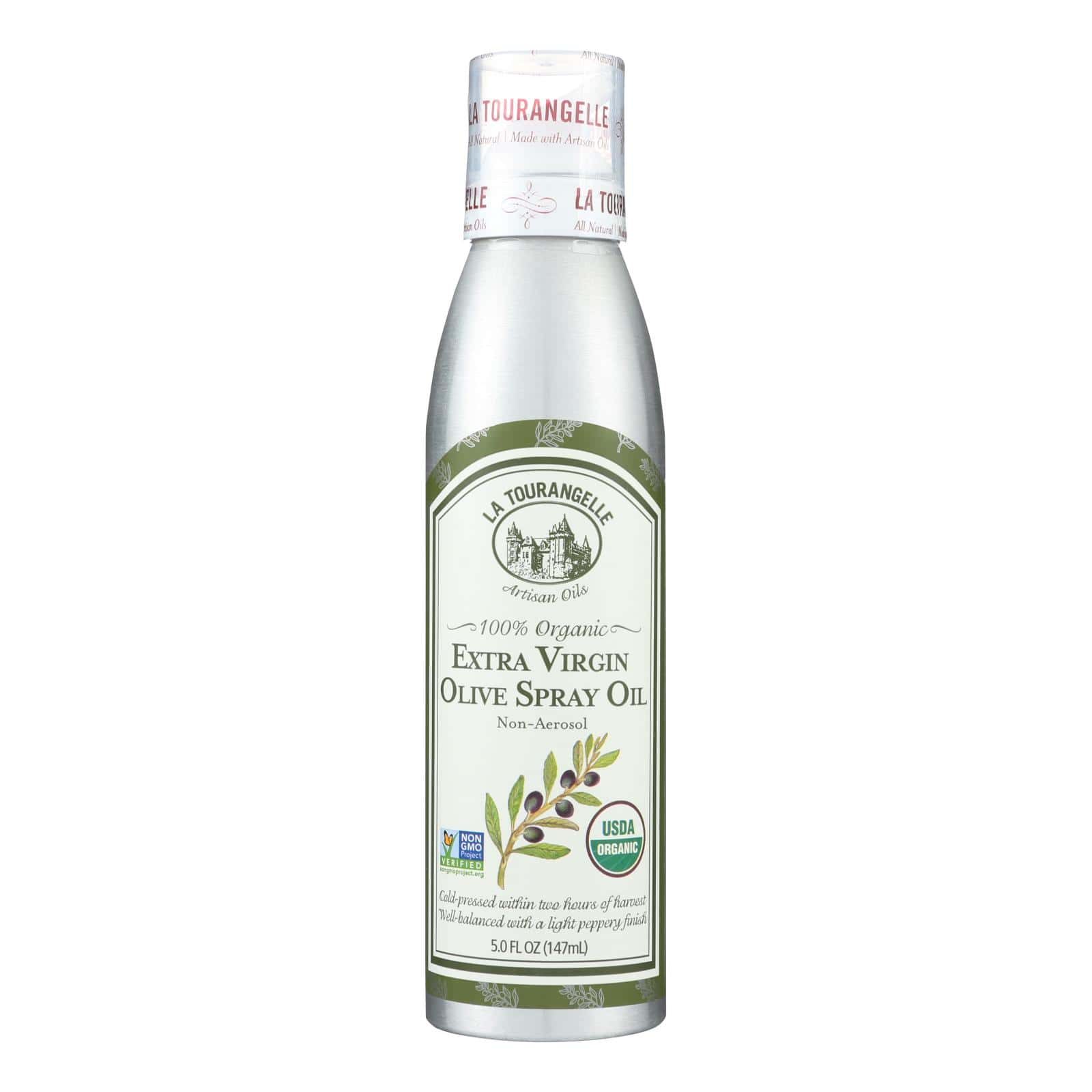La Tourangelle Extra Virgin Olive Oil Spray - Case of 6 - 5 Fl oz. - Image 2