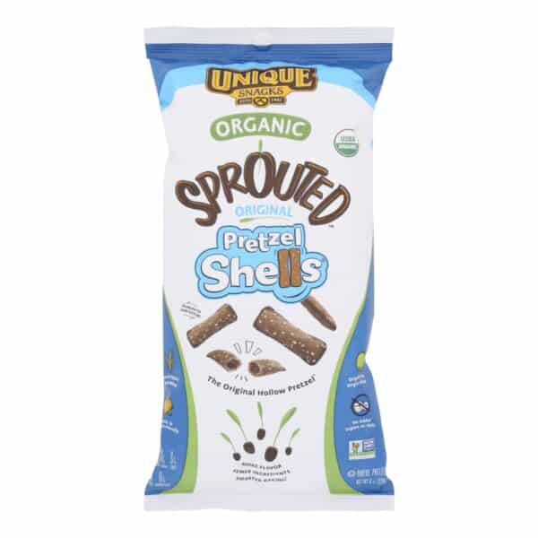 Unique Pretzels - Sprouted Shells - Original Sea Salt - Case of 12 - 8 oz. - Image 3
