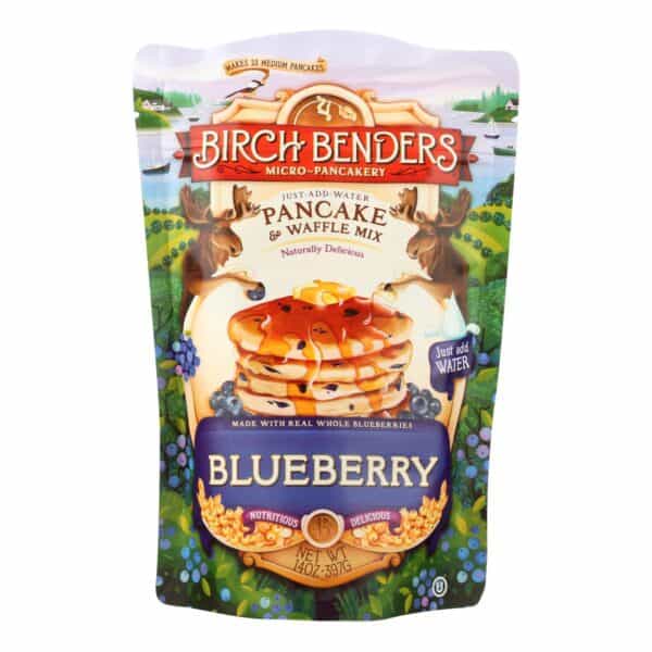 Birch Benders Pancake And Waffle Mix - Blueberry - Case of 6 - 14 oz. - Image 3