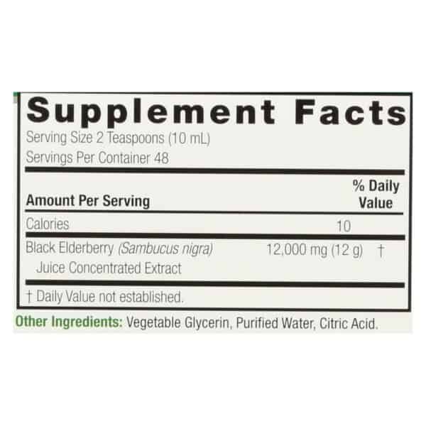 Nature's Answer - Sambucus - Original - Family Size - 16 oz - Image 2
