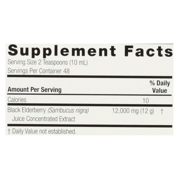 Nature's Answer - Sambucus - Original - Family Size - 16 oz - Image 3