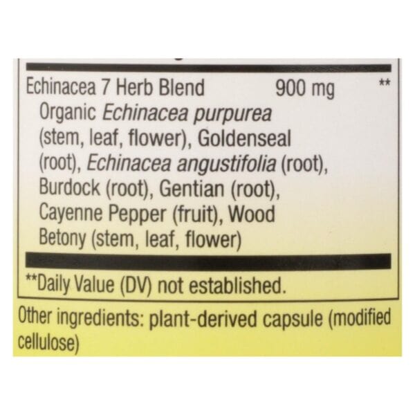 Nature's Way - Echinacea Goldenseal - 100 Capsules