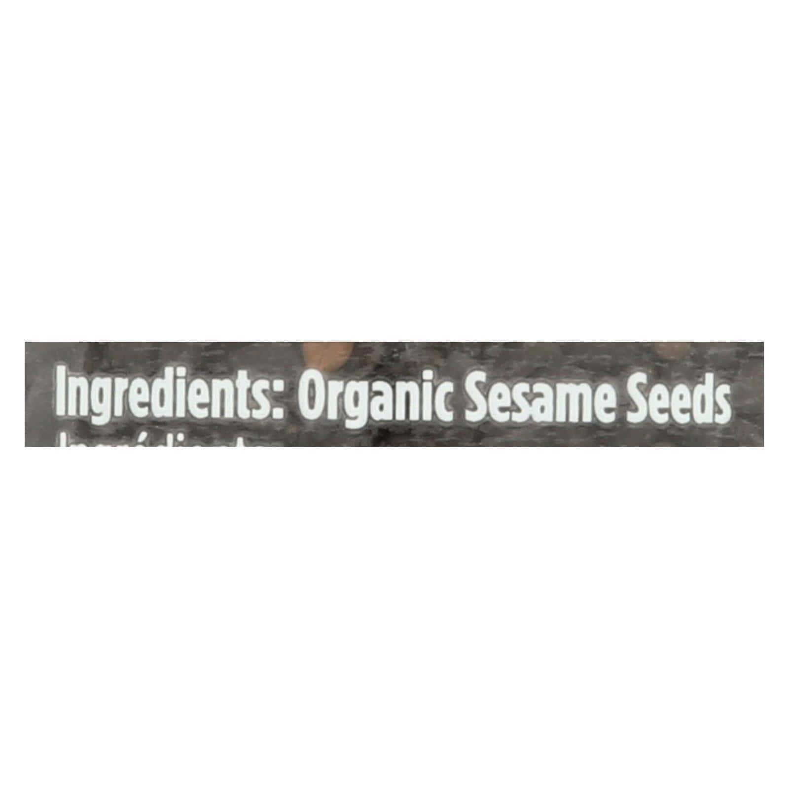 Spicely Organics - Organic Sesame - Black - Case of 3 - 2 oz. - Image 2