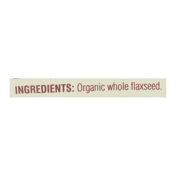 Spectrum Essentials Organic Whole Flaxseed - 15 oz - Image 3