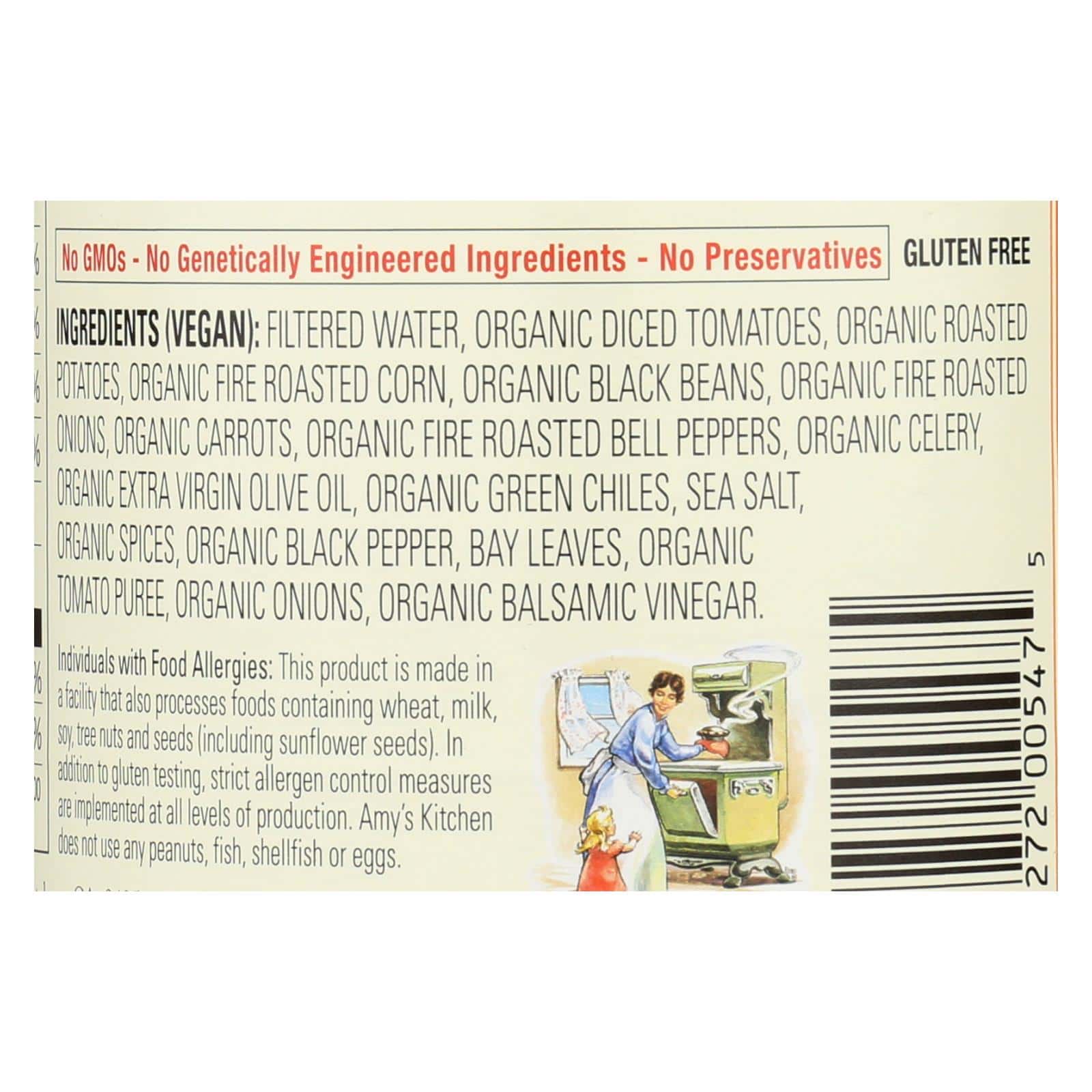 Amy's - Organic Fire Roasted Southwestern Vegetable Soup - Case of 12 - 14.3 oz - Image 3