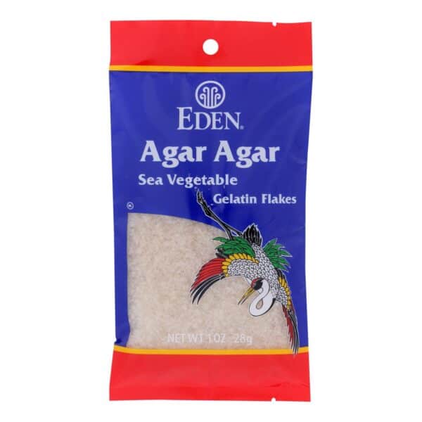 Eden Foods Agar Flakes - Sea Vegetable - Wild Hand Harvested - 1 oz - Image 2