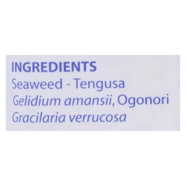 Eden Foods Agar Flakes - Sea Vegetable - Wild Hand Harvested - 1 oz
