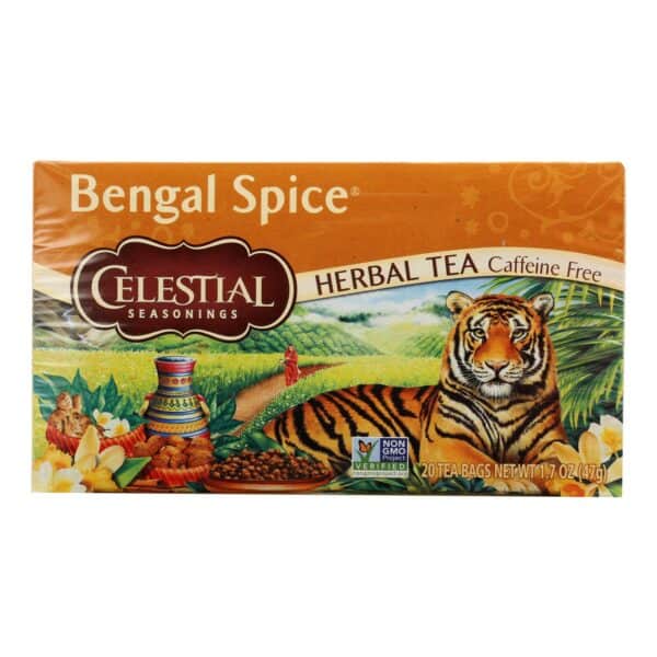 Celestial Seasonings Herbal Tea Caffeine Free Bengal Spice - 20 Tea Bags - Case of 6 - Image 3
