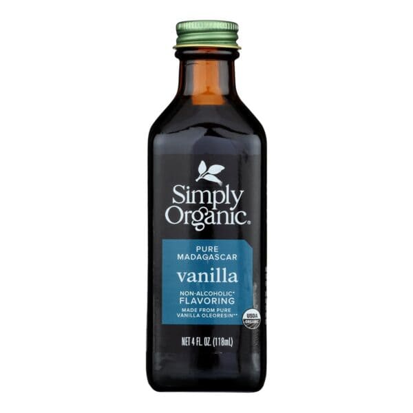 Simply Organic Vanilla Flavoring - Organic - 4 oz - Case of 6