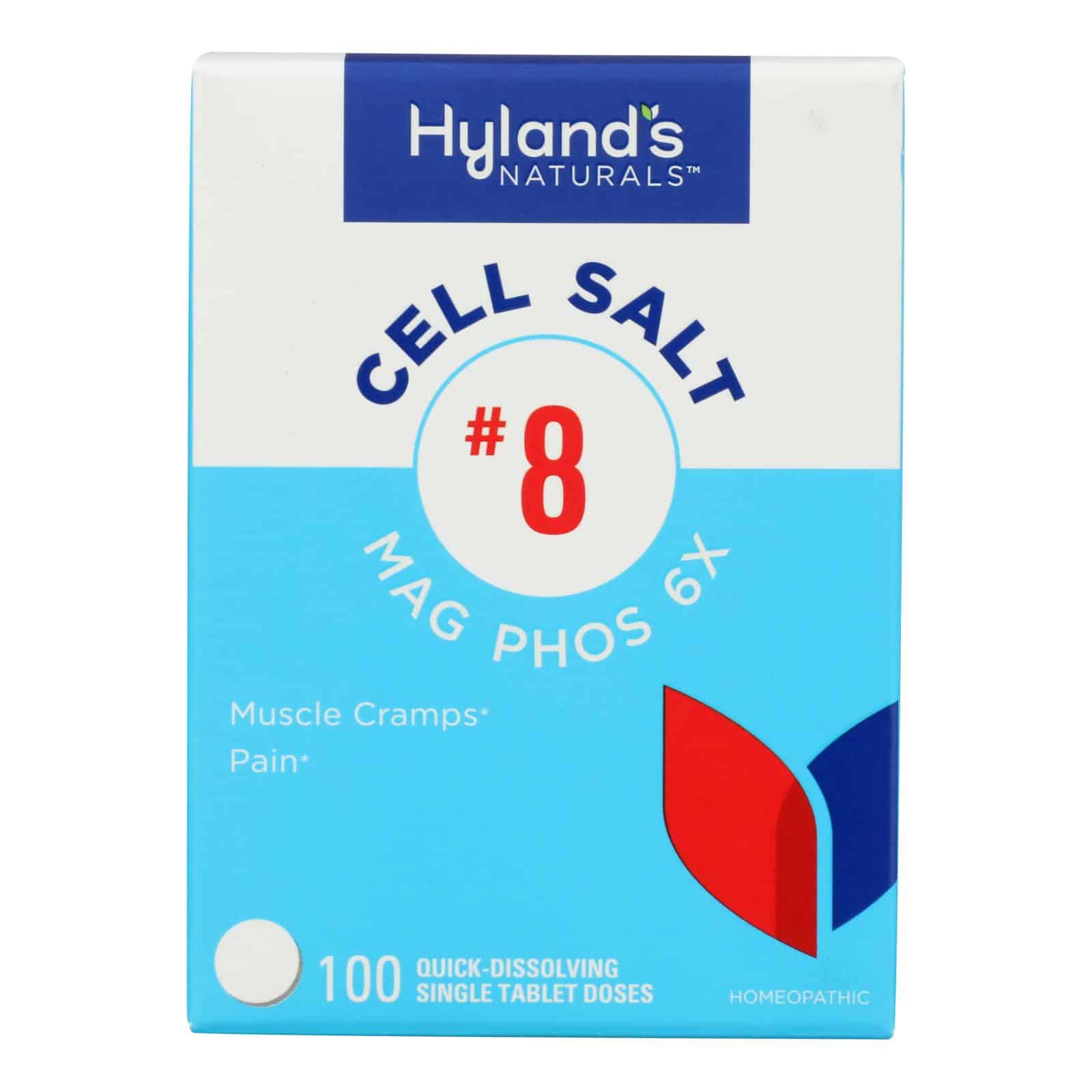 Hyland's - Mag Phos 6x #8 Cell Salt - 1 Each-100 TAB - Image 2
