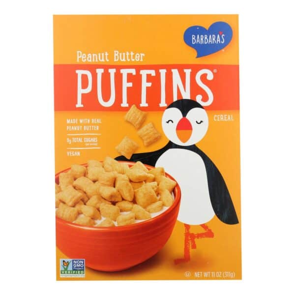 Barbara's Bakery - Puffins Cereal - Peanut Butter - Case of 12 - 11 oz. - Image 2