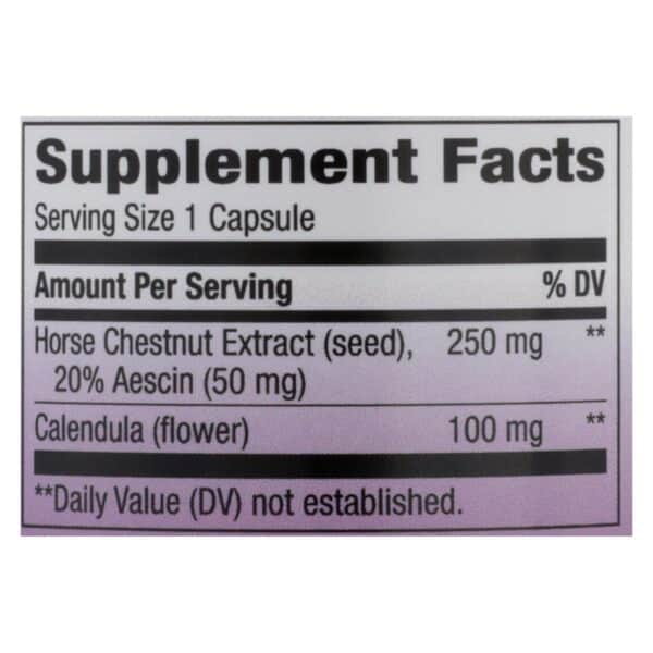 Nature's Way - Horse Chestnut Standardized - 90 Capsules - Image 2