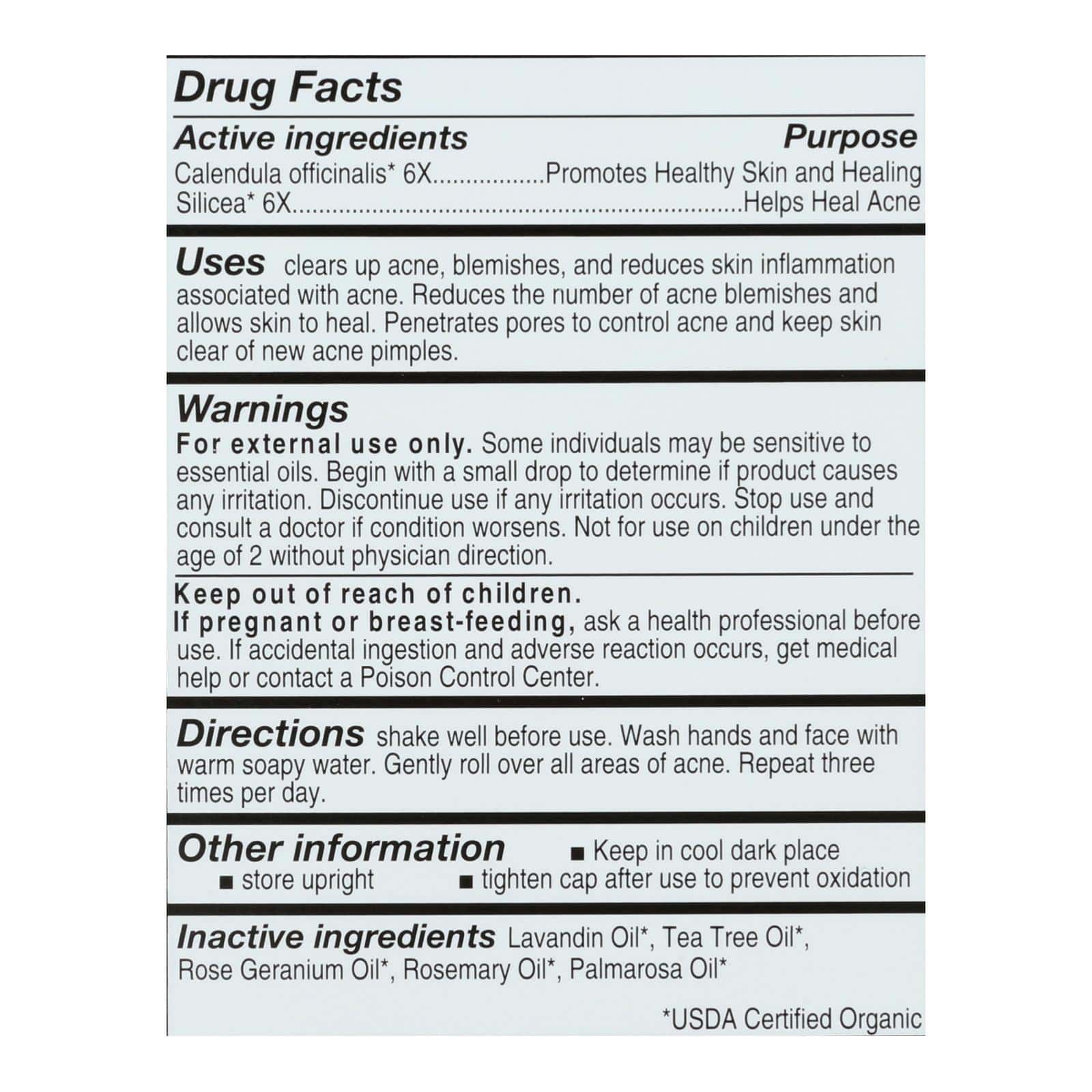 Forces Of Nature Acne/Pimple Rollerball Applicator  - 1 Each - 4 ML - Image 3