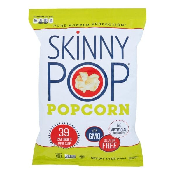 Skinny Pop Popcorn - Original - Case of 12 - 4.4 oz. - Image 2