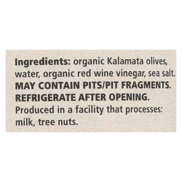 Divina - Organic Pitted Kalamata Olives - Case of 6 - 6 oz. - Image 3