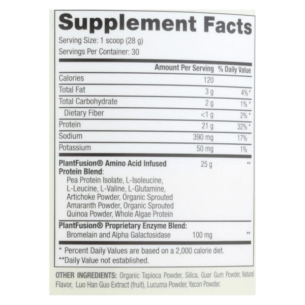Plantfusion - Plantfusion Complete - Natural Protein - 29.63 OZ - Image 3