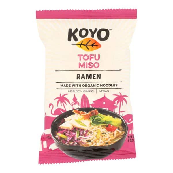 Koyo Tofu Miso Ramen - Case of 12 - 2 OZ