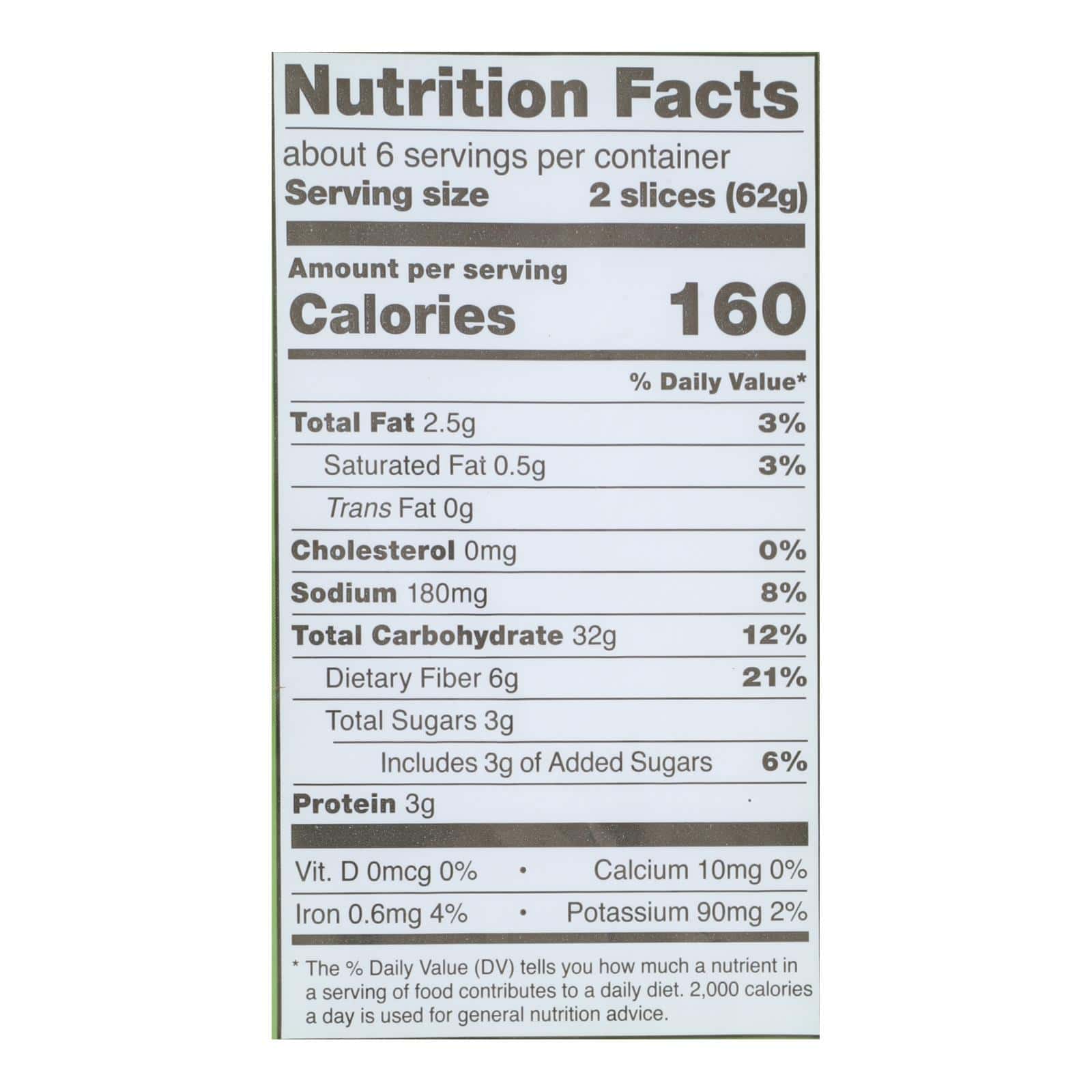 Schar - Bread Artsn Bkr 10grn&sds - Case of 8-14.1 OZ - Image 2