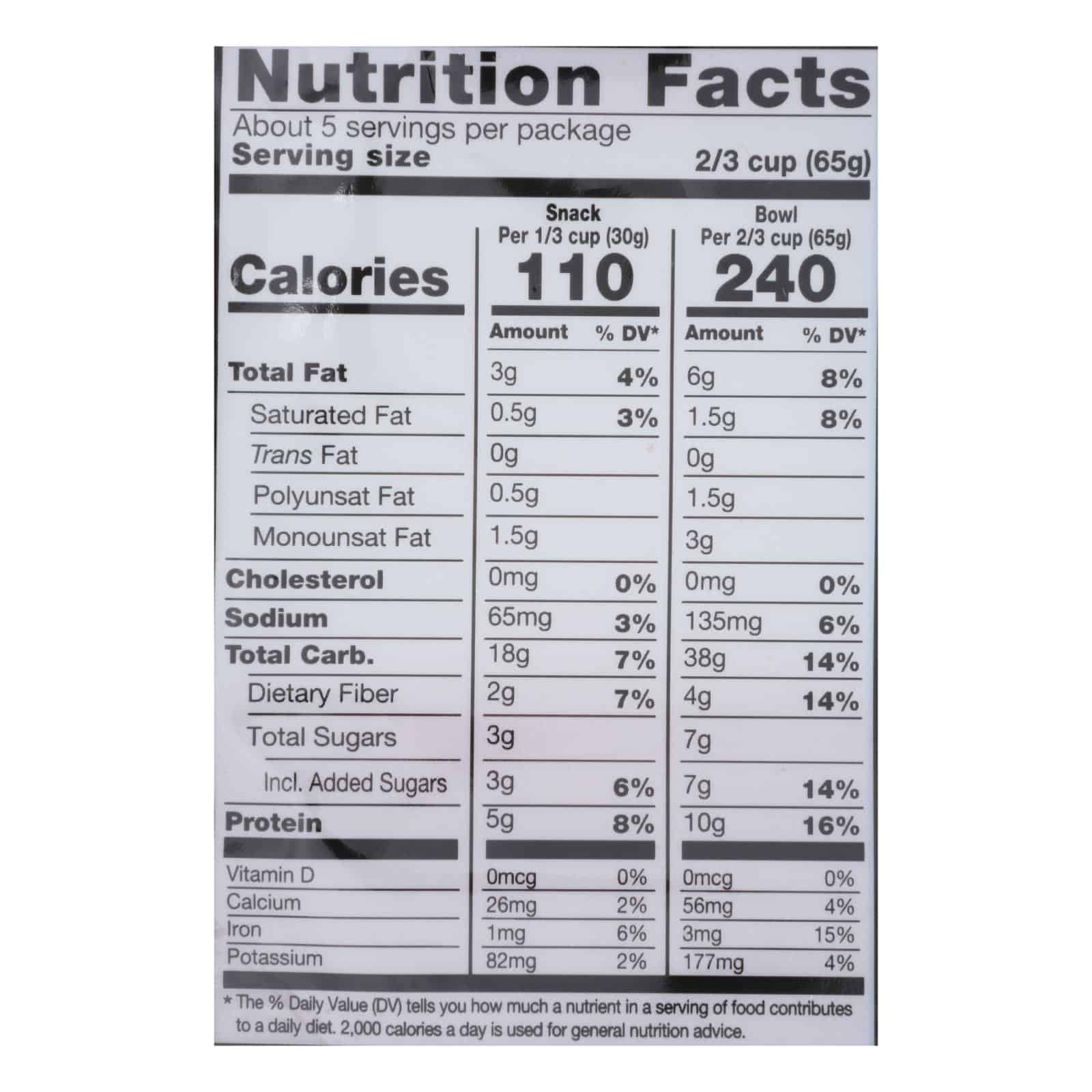 Kind Dark Chocolate Whole Grain Clusters - Case of 6 - 11 oz. - Image 3