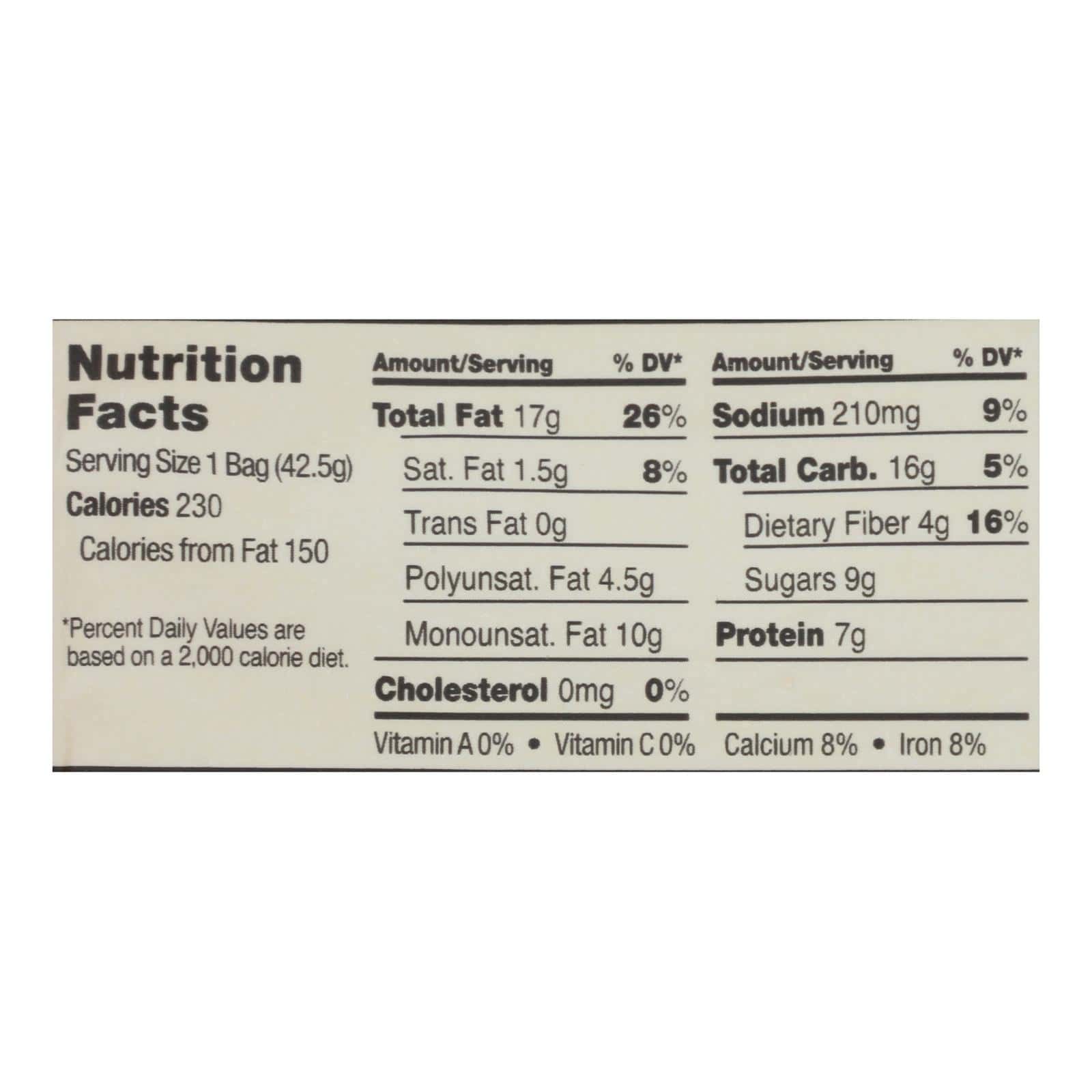 Sahale Snacks Glazed Nuts - Almonds with Cranberries Honey and Sea Salt - 1.5 oz - Case of 9