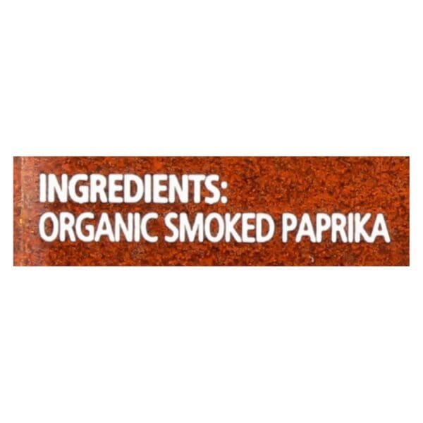Simply Organic Smoked Paprika - Case of 6 - 2.72 oz. - Image 3