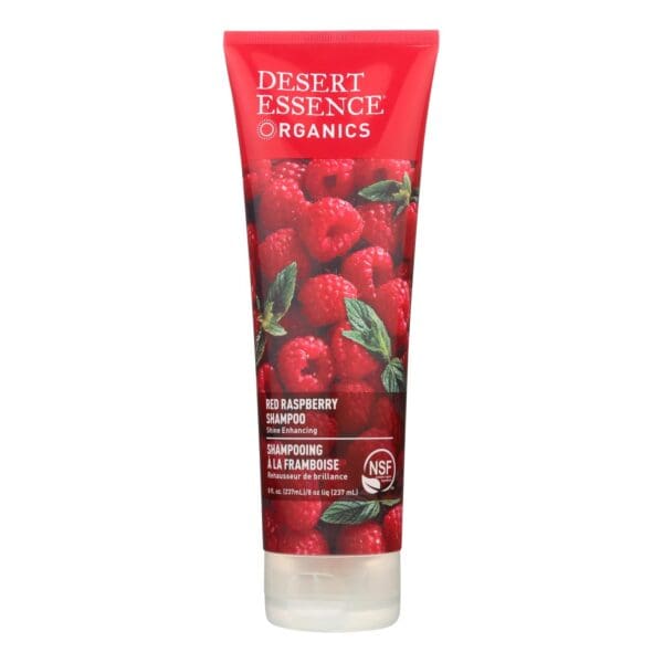 Desert Essence - Shampoo Shine for All Hair Types Red Raspberry - 8 fl oz - Image 2