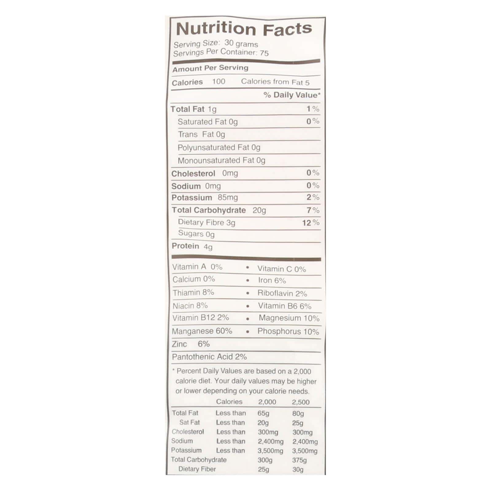 One Degree Organic Foods Whole Wheat Flour - Organic - Case of 4 - 80 oz. - Image 3