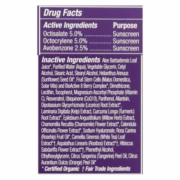 Andalou Naturals Ultra Sheer Daily Defense Facial Lotion with SPF 18 - 2.7 fl oz - Image 2