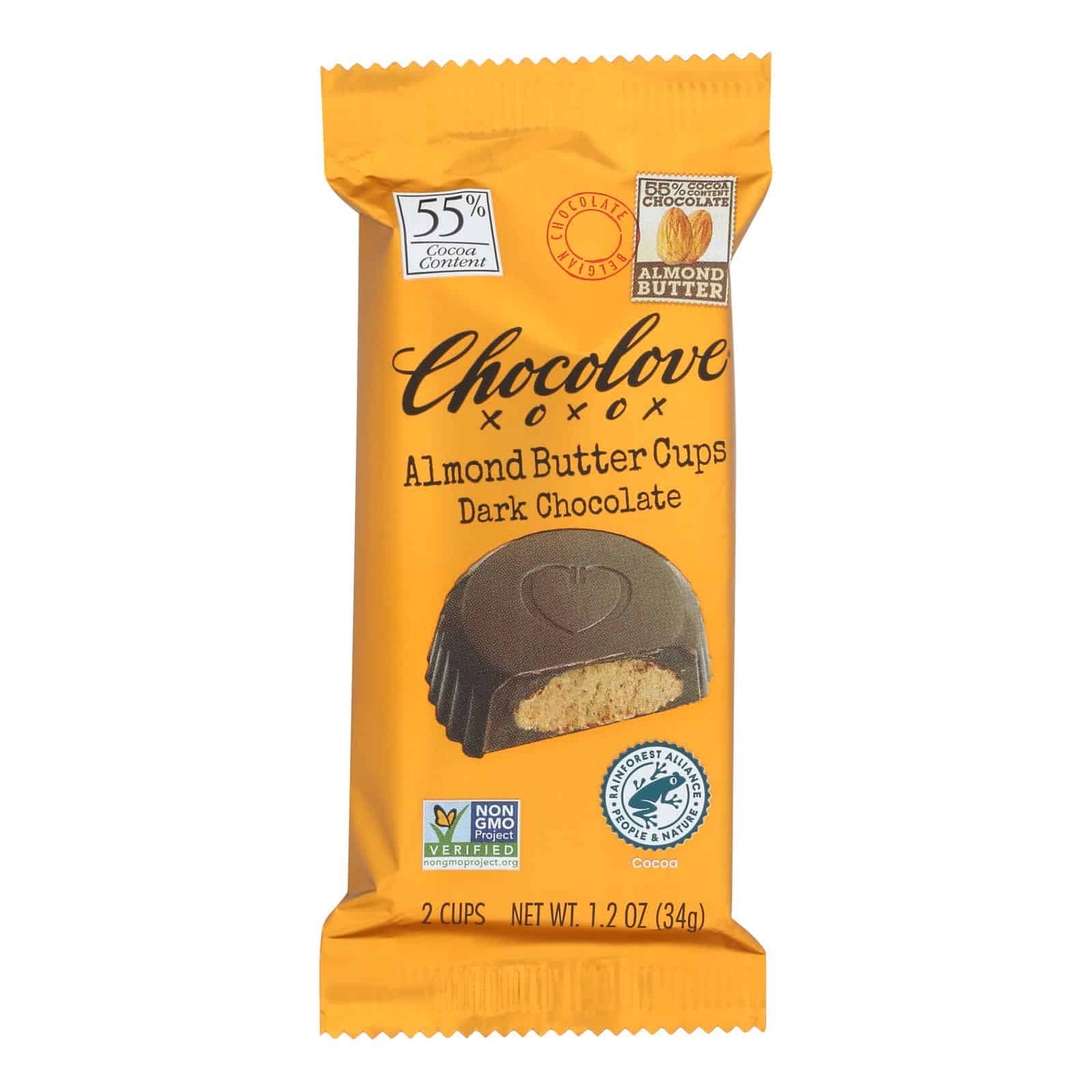 Chocolove - Cup Almond Butter Dark Chocolate - Case of 10-1.2 Ounces - Image 3