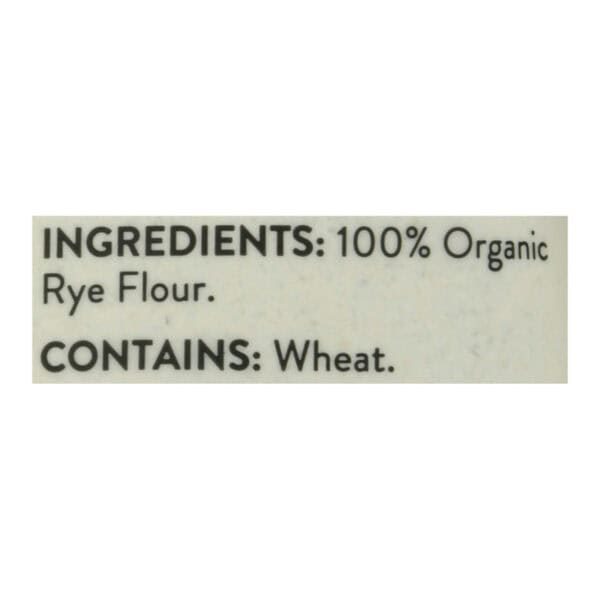 King Arthur Baking Company - Flour Organic Rye - Case of 4-48 OZ