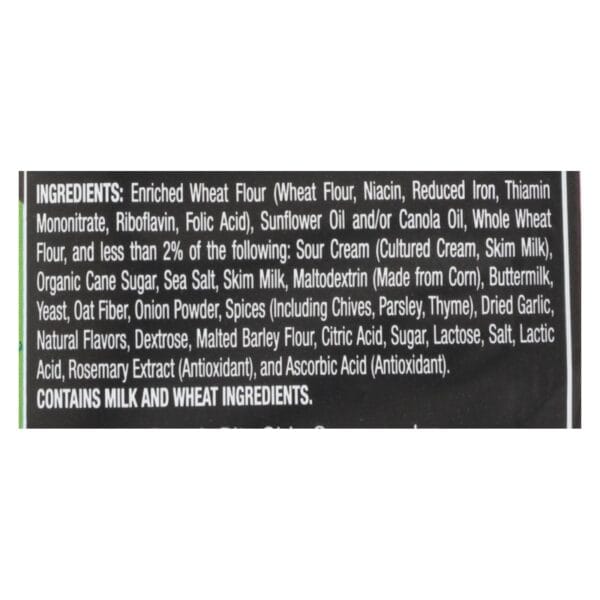 Stacy's Pita Chips Perfectly Thymed Pita Crisps - Case of 8 - 6.75 oz. - Image 2