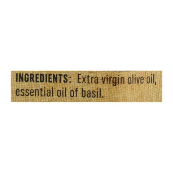 Lucini Italia Extra Virgin Tuscan Basil Olive Oil - Case of 6 - 8.5 fl oz - Image 3