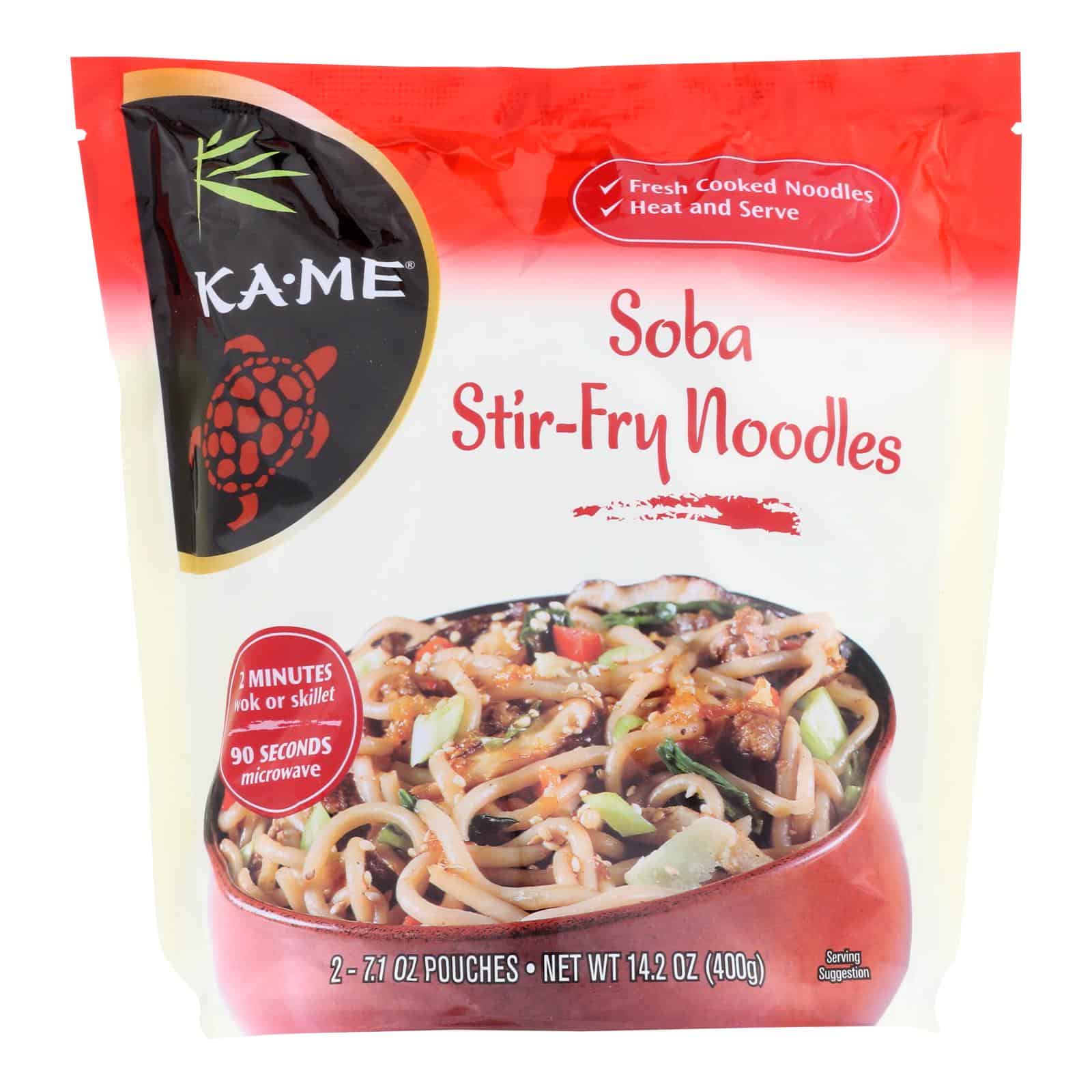 Ka'Me Soba Stir Fry Noodles - Case of 6 - 14.2 oz. - Image 3