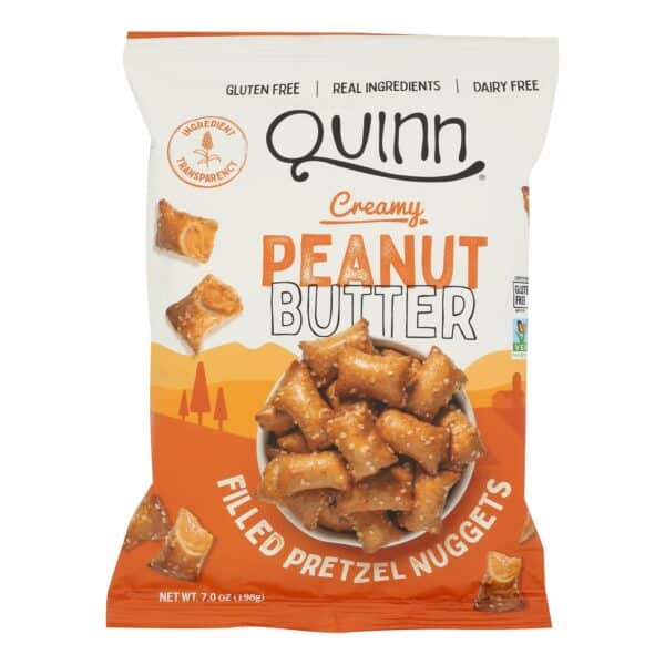Quinn Popcorn - Pretzels Peanut Butter Nuggets - Case of 8 - 7 OZ - Image 3
