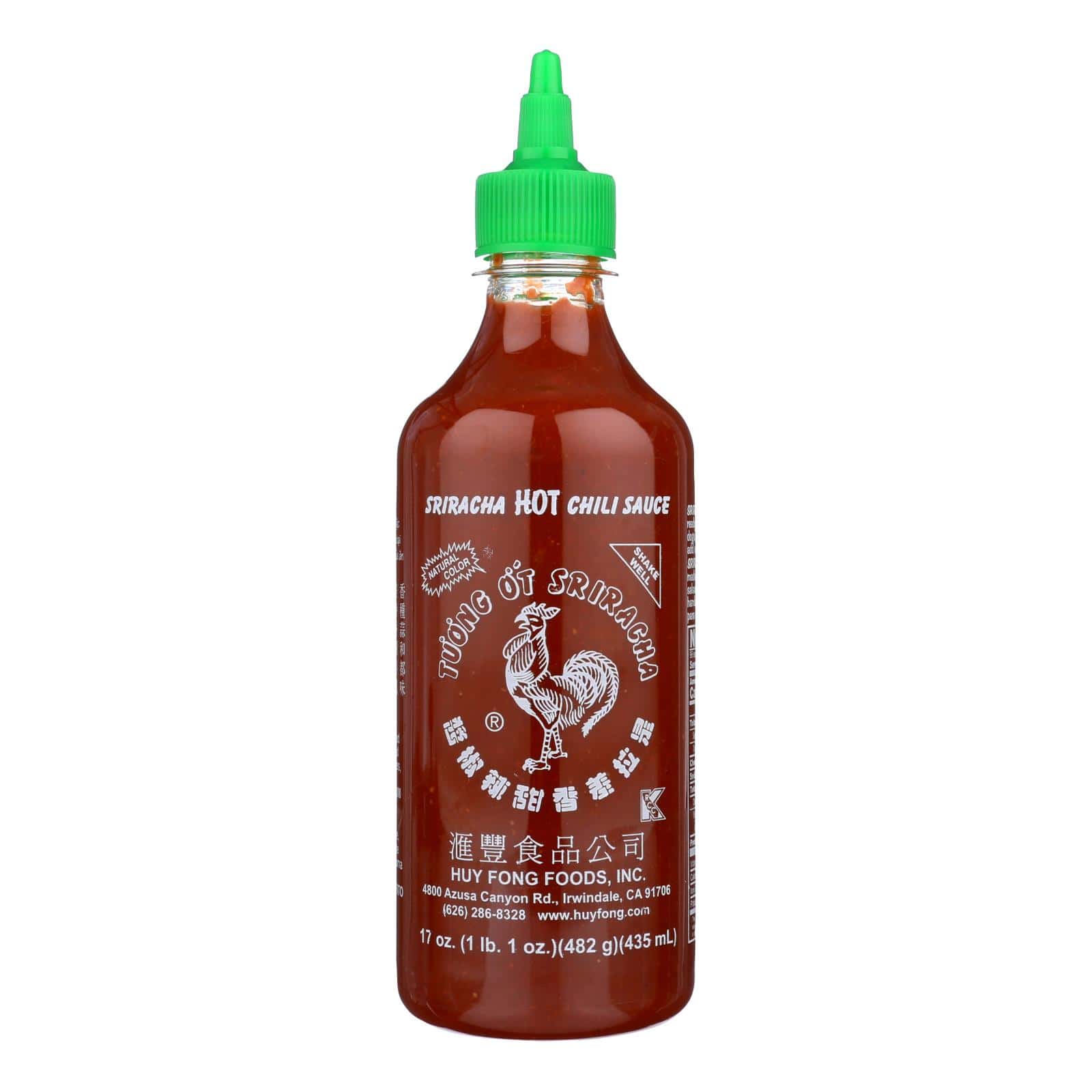 Huy Fong Hot Chili Sauce - Sriracha - Case of 12 - 17 oz. - Image 2