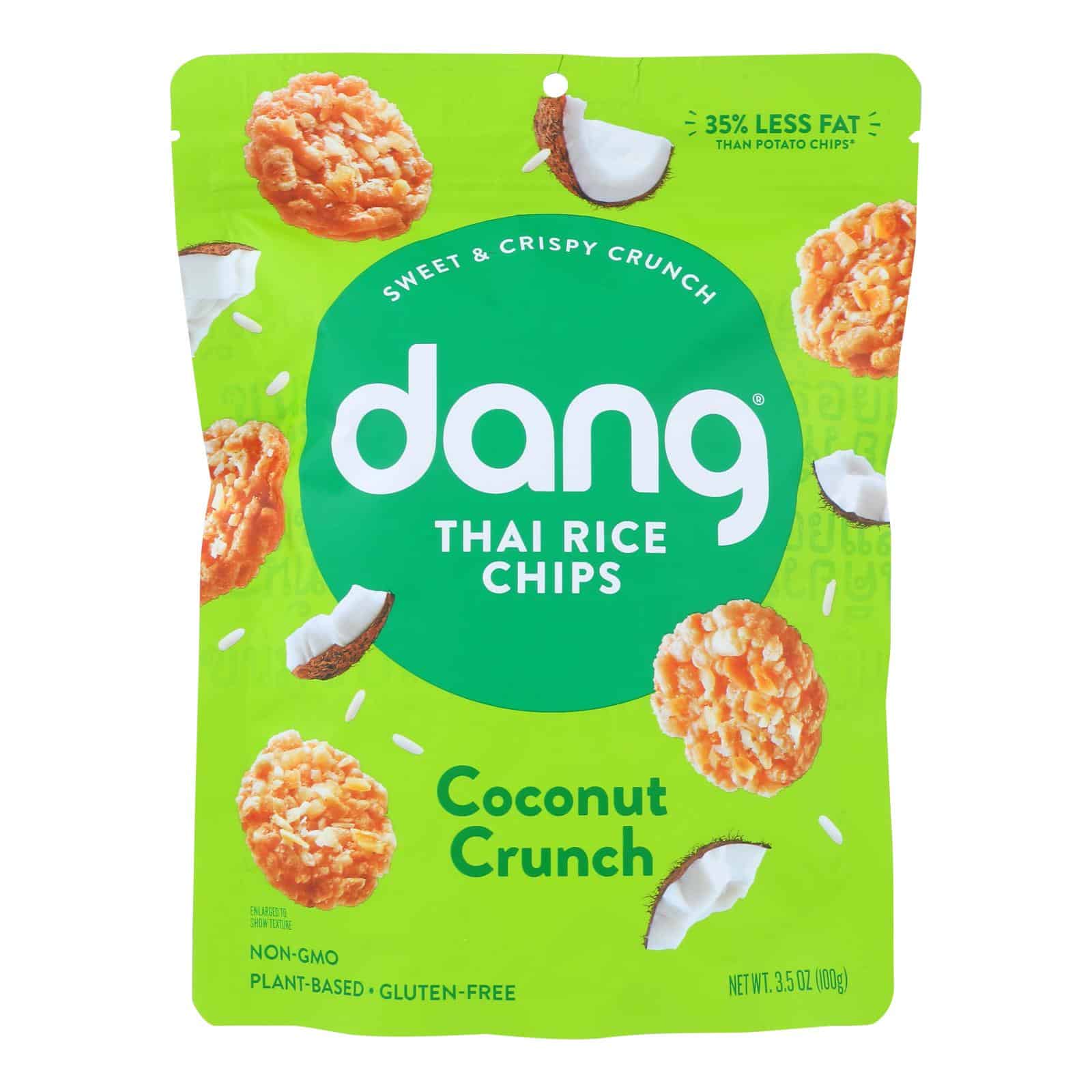 Dang - Sticky Rice Chips - Coconut - Case of 12 - 3.50 oz - Image 2
