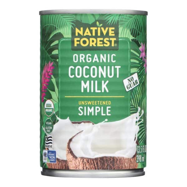 Native Forest Organic Coconut Milk - Pure and Simple - Case of 12 - 13.5 fl oz - Image 3