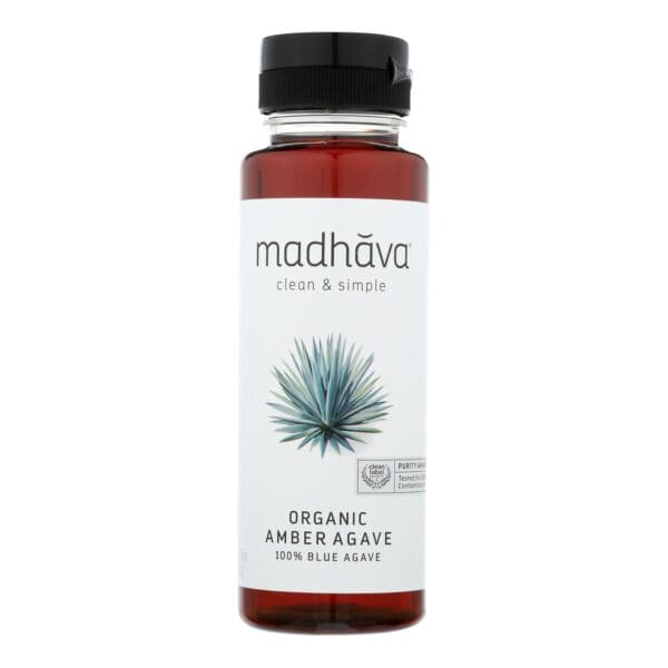 Madhava Honey Organic Amber Agave Nectar - Case of 6 - 11.75 Fl oz. - Image 2