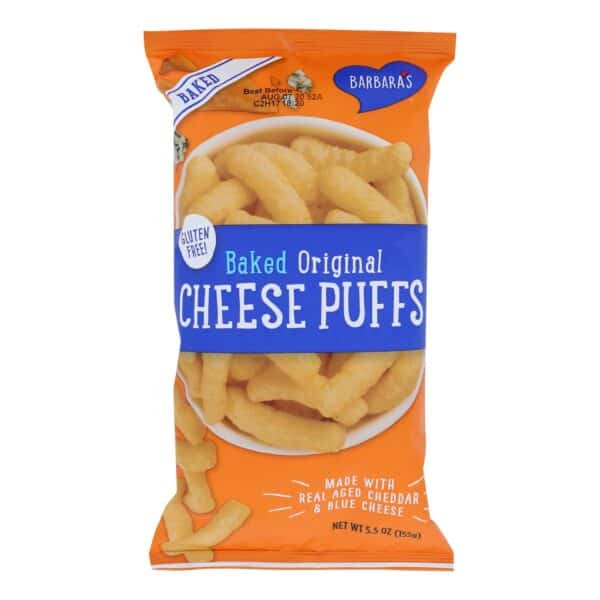 Barbara's Bakery - Baked Original Cheese Puffs - Case of 12 - 5.5 oz. - Image 2