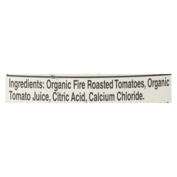 Muir Glen Diced Fire Roasted Tomato No Salt - Tomato - Case of 12 - 14.5 oz. - Image 2