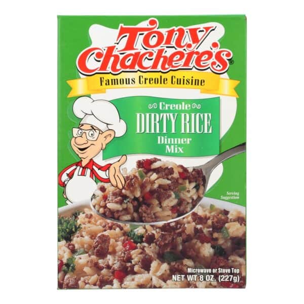 Tony Chachere's Creole Dirty Rice Dinner Mix - Case of 12 - 8 OZ - Image 3