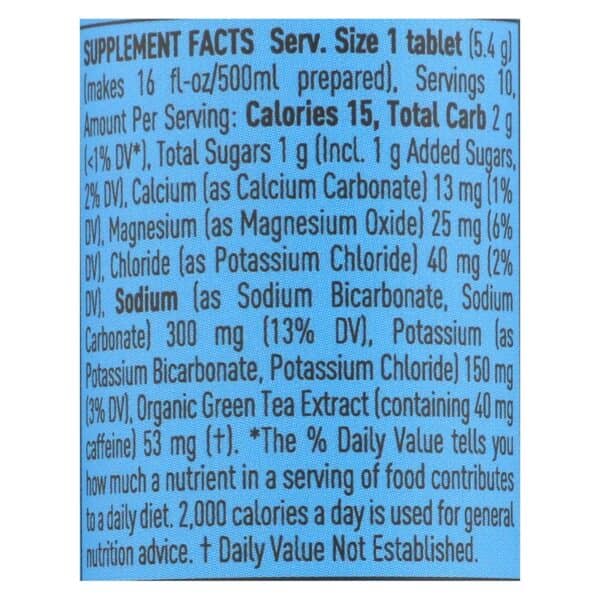 Nuun Hydration Drink Tab - Energy - Cherry Limeade - 10 Tablets - Case of 8 - Image 2