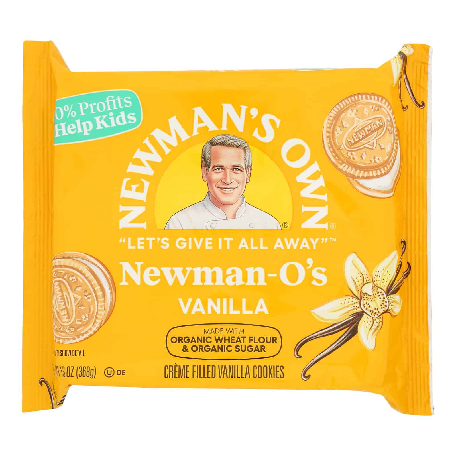 Newman's Own Organics Creme Filled Cookies - Vanilla - Case of 6 - 13 oz. - Image 2