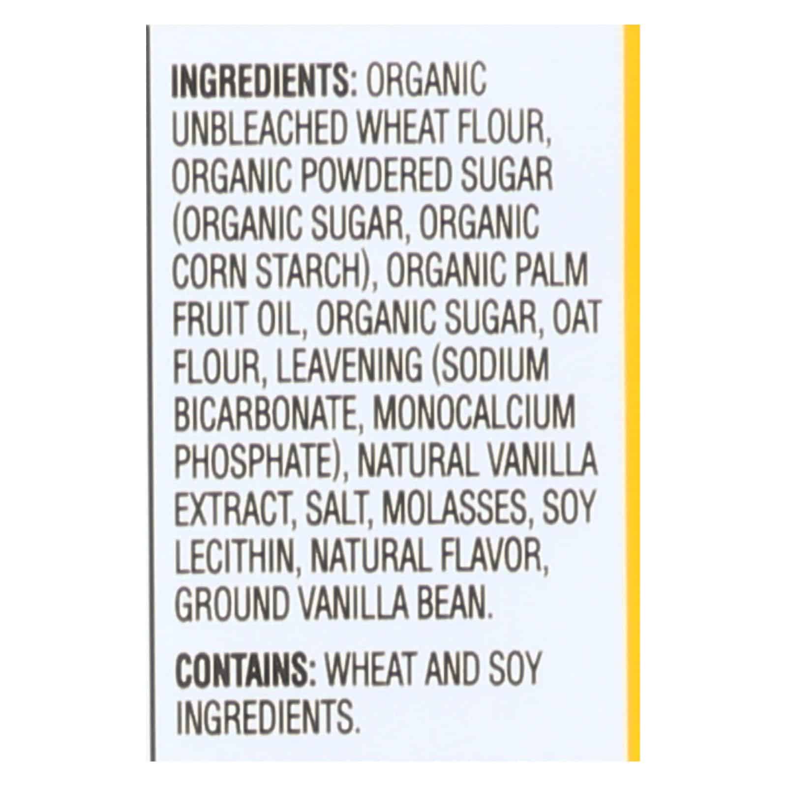 Newman's Own Organics Creme Filled Cookies - Vanilla - Case of 6 - 13 oz.