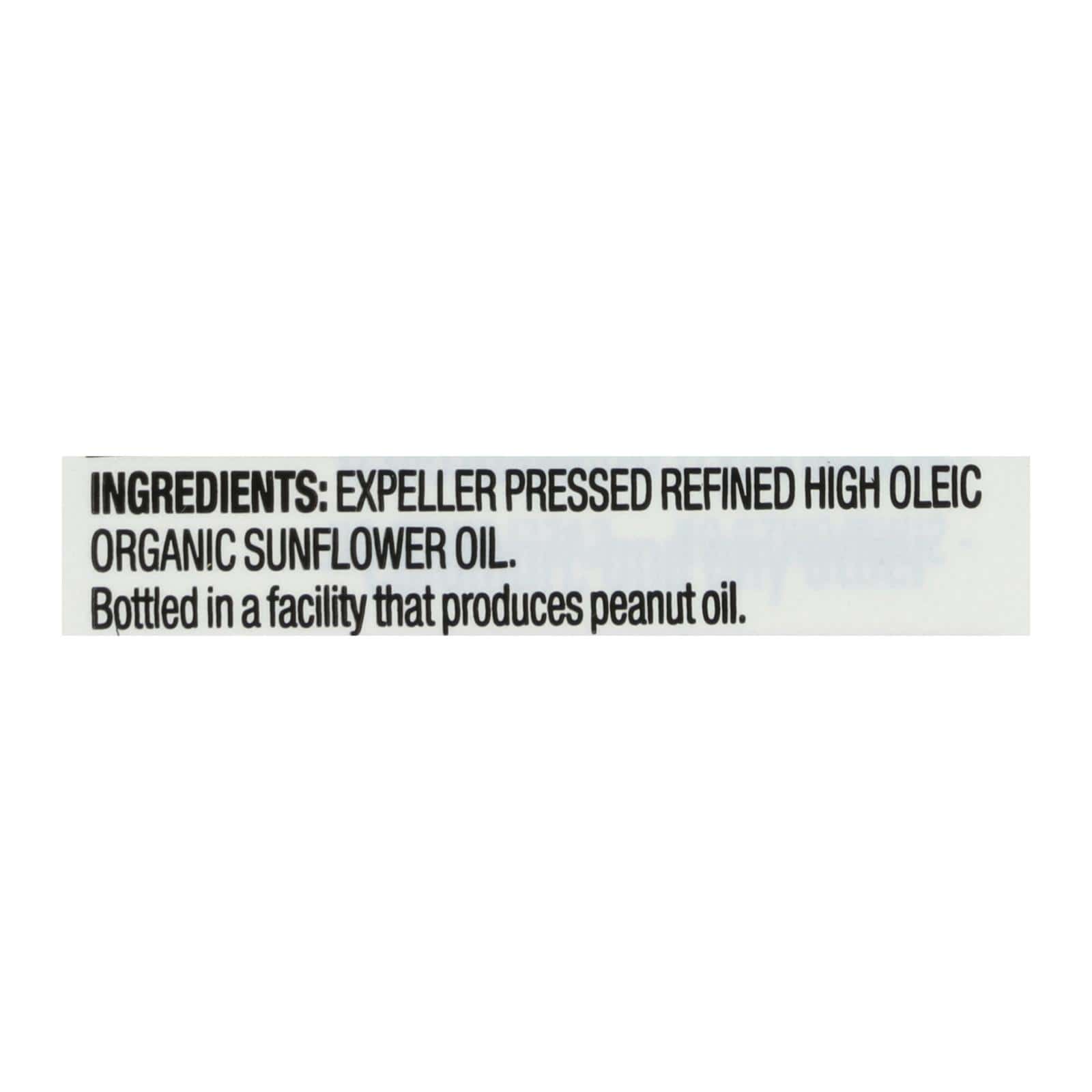 Spectrum Naturals High Heat Refined Organic Sunflower Oil - Case of 12 - 32 Fl oz. - Image 2