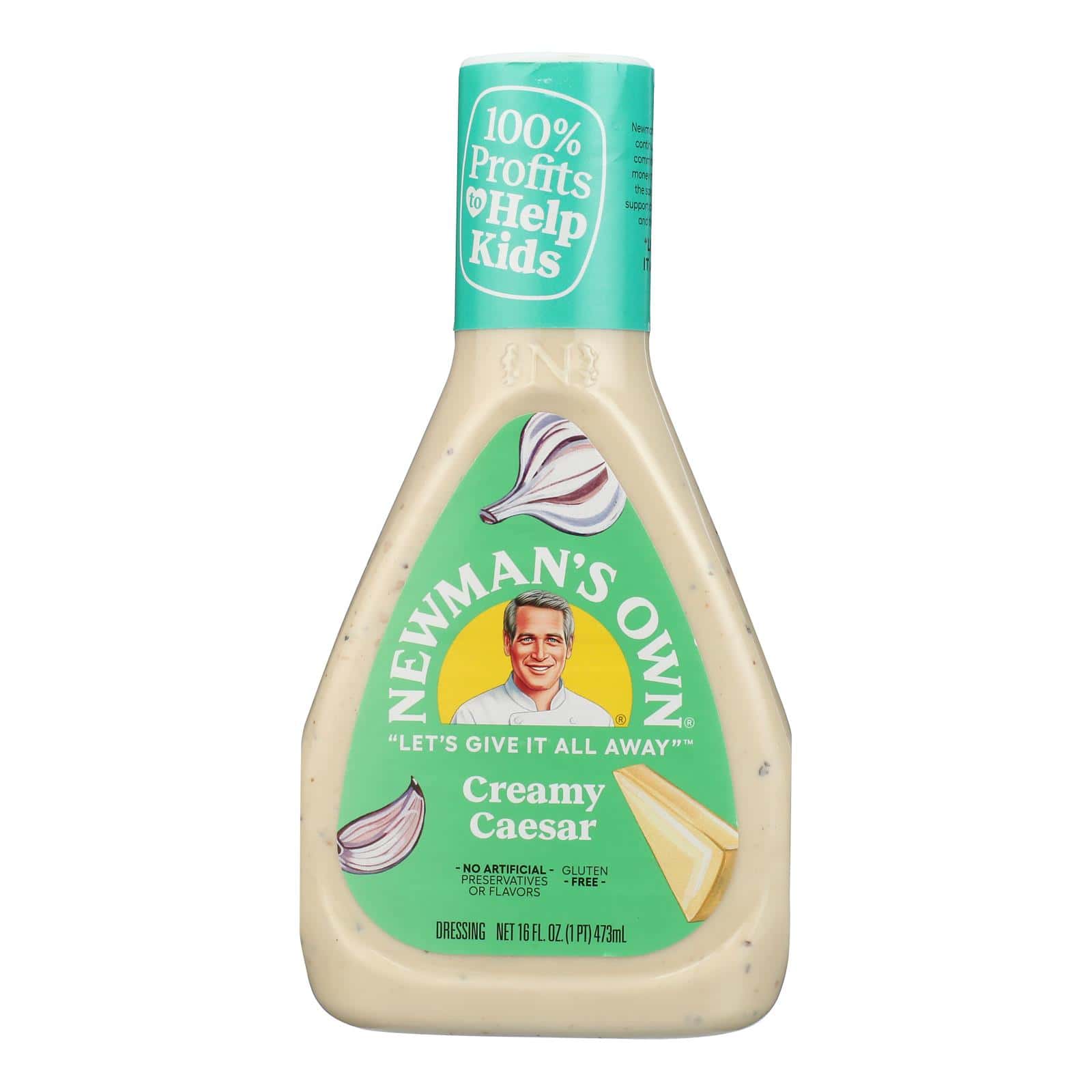 Newman's Own Caesar Dressing - Creamy - Case of 6 - 16 Fl oz.