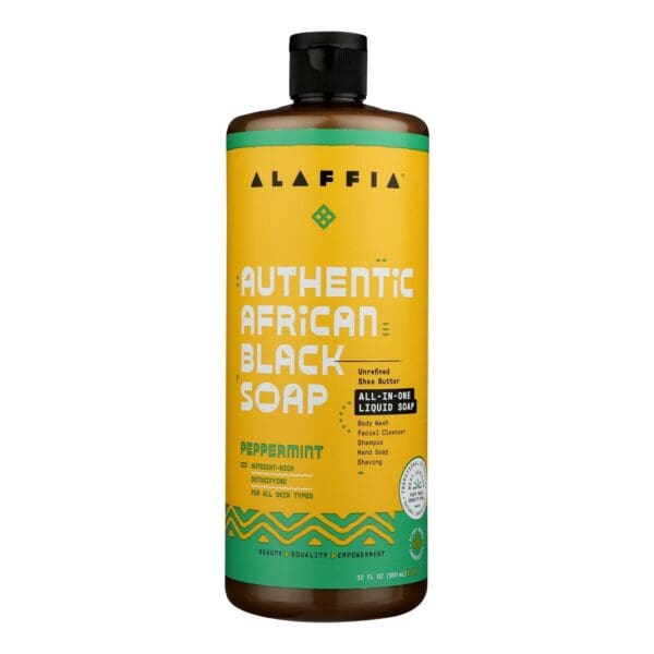 Alaffia - African Black Soap - Peppermint - 32 fl oz. - Image 2