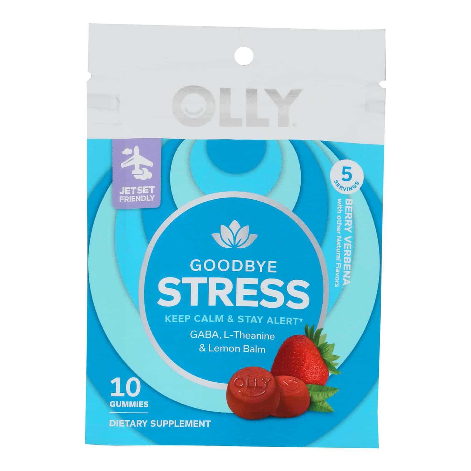 Olly - Stress Berry Verbena Gmy - Case of 24-10 CT - Image 2
